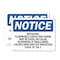 Signmission Methanol Flammable Liquid And Vapor May OSHA Notice Sign, Plastic, 10in W x 7in L, 2PK OS-2PACK-NS-P-710-L-14206 - alternate 1
